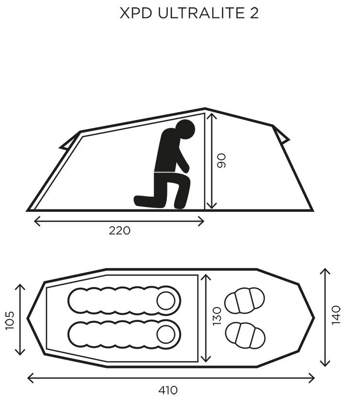 Halti XPD Ultralite 2 Teltta 4 Halti XPD Ultralite 2 Teltta - Image 2